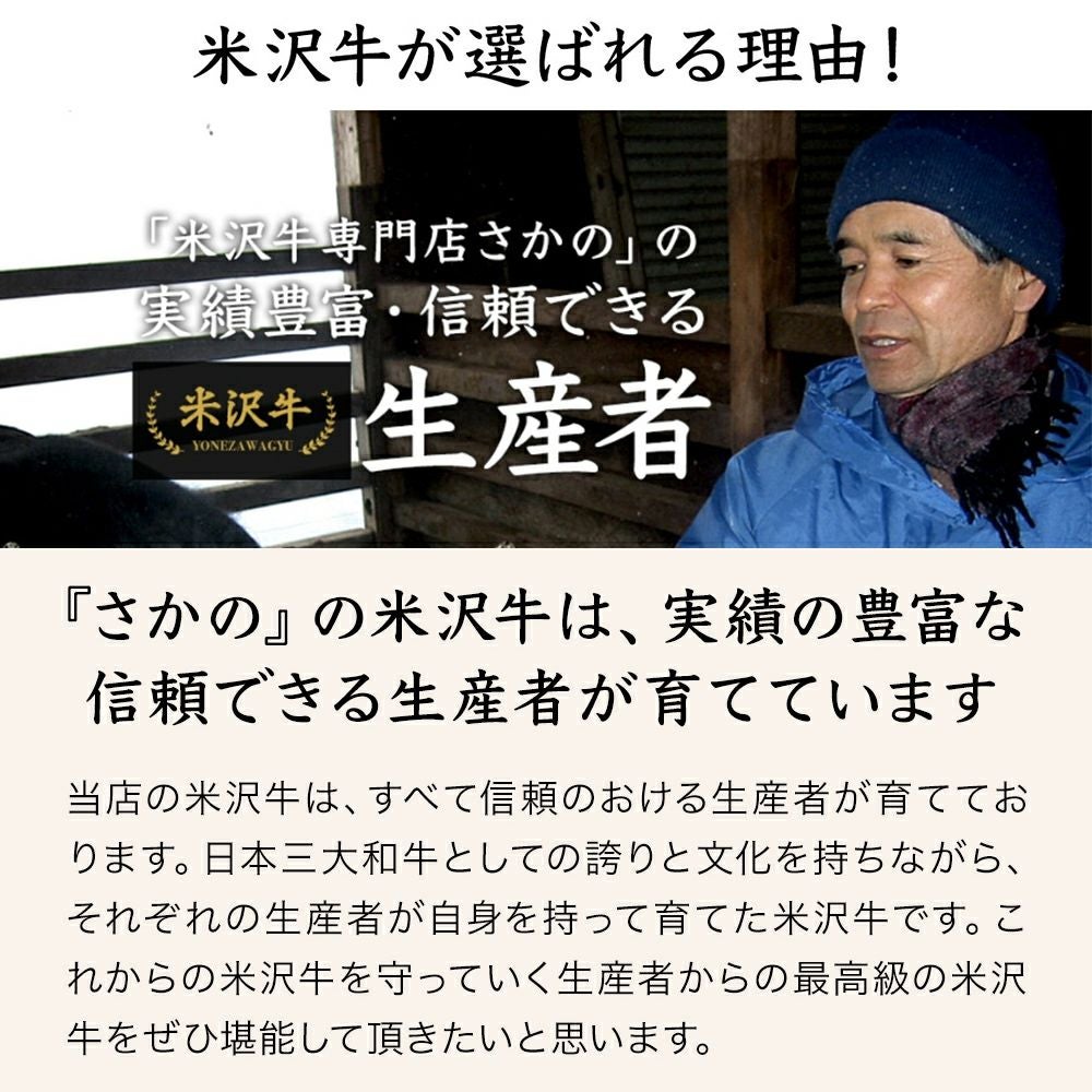 【送料無料】米沢牛ヒレステーキ  200g3枚（3人前）　【冷蔵便】